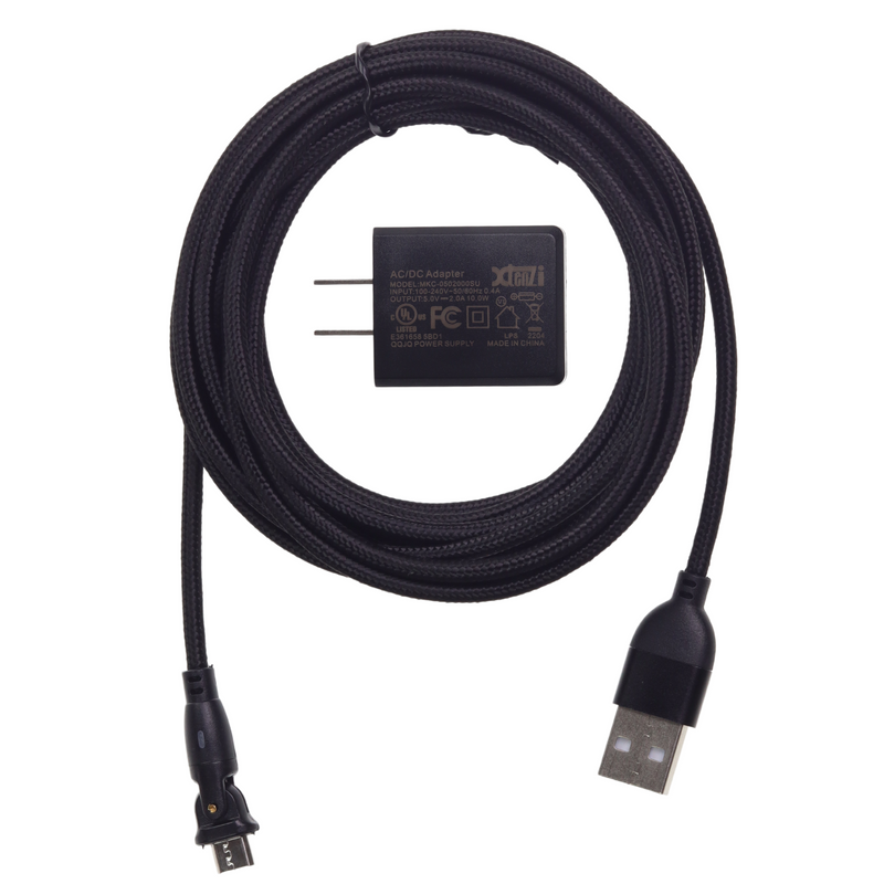 Xtenzi Home Wall 180° Rotating Charger Charger 6V 10F Long for Alfajr Islamic Azan Clocks CJ-07 CW-15 CA-21 CR23