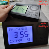 AzanClk Automatic Worldwide Digital Multi Azan Sounds Desk Clock Az-106 - Black