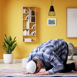 Alfajr Automatic Worldwide Digital Azan/Athan/Nimaz Prayer Wall and Desk Clock CF-19 (White)