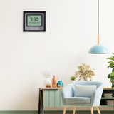 Solid Wood Frame for Alfajr CW-15 Azan Wall Clocks - Black