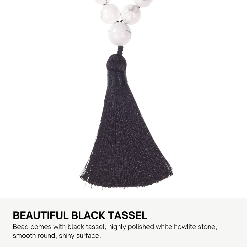 Heavenly Howlite - Kaaba Collection - 99 Beads Tasbih