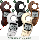 AL-FAJIA Digital Portable Tasbih Counter Azan Clock Reminder Islamic Auto Prayer Time (Gold)