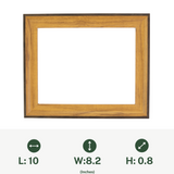 PS Wood Frame for Alfajr CF-19 Azan Wall Clocks - Light Brown