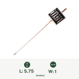 AzanClk Islamic Metal Iqra Kufic Bookmark | Arabic Calligraphy | Ramadan/Eid/Nikkah Gifts (Black) - 2 Pack